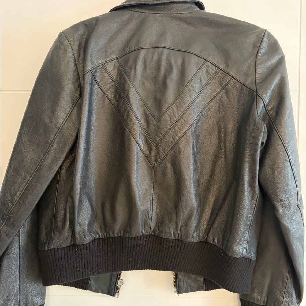 Black Leather Jacket - image 4